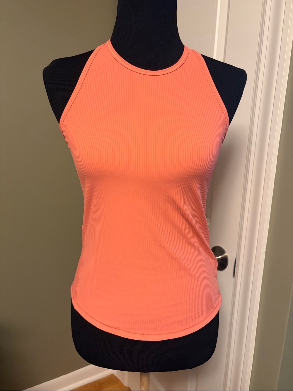 lululemon athletica Ribbed High-Neck Tank Top - Coral